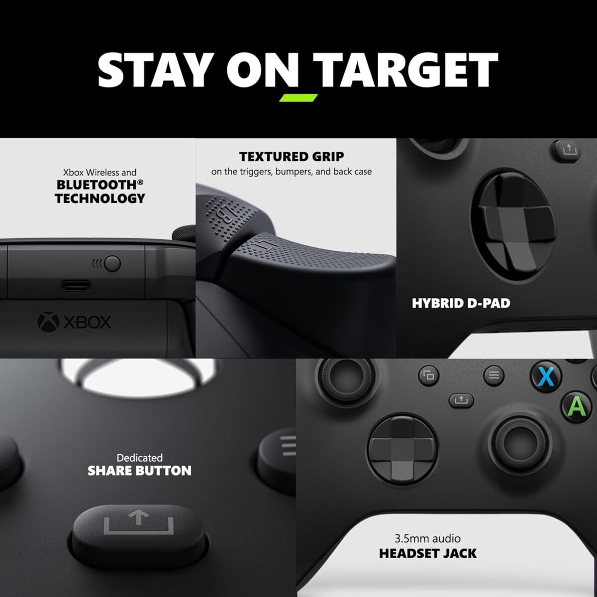 Xbox Wireless Controller - Carbon Black - Image 4