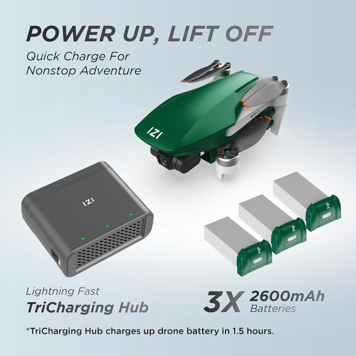 IZI Mini X Nano Fly More 4K Combo Drone - UHD 20MP, 93-min Flight, GPS - Image 8