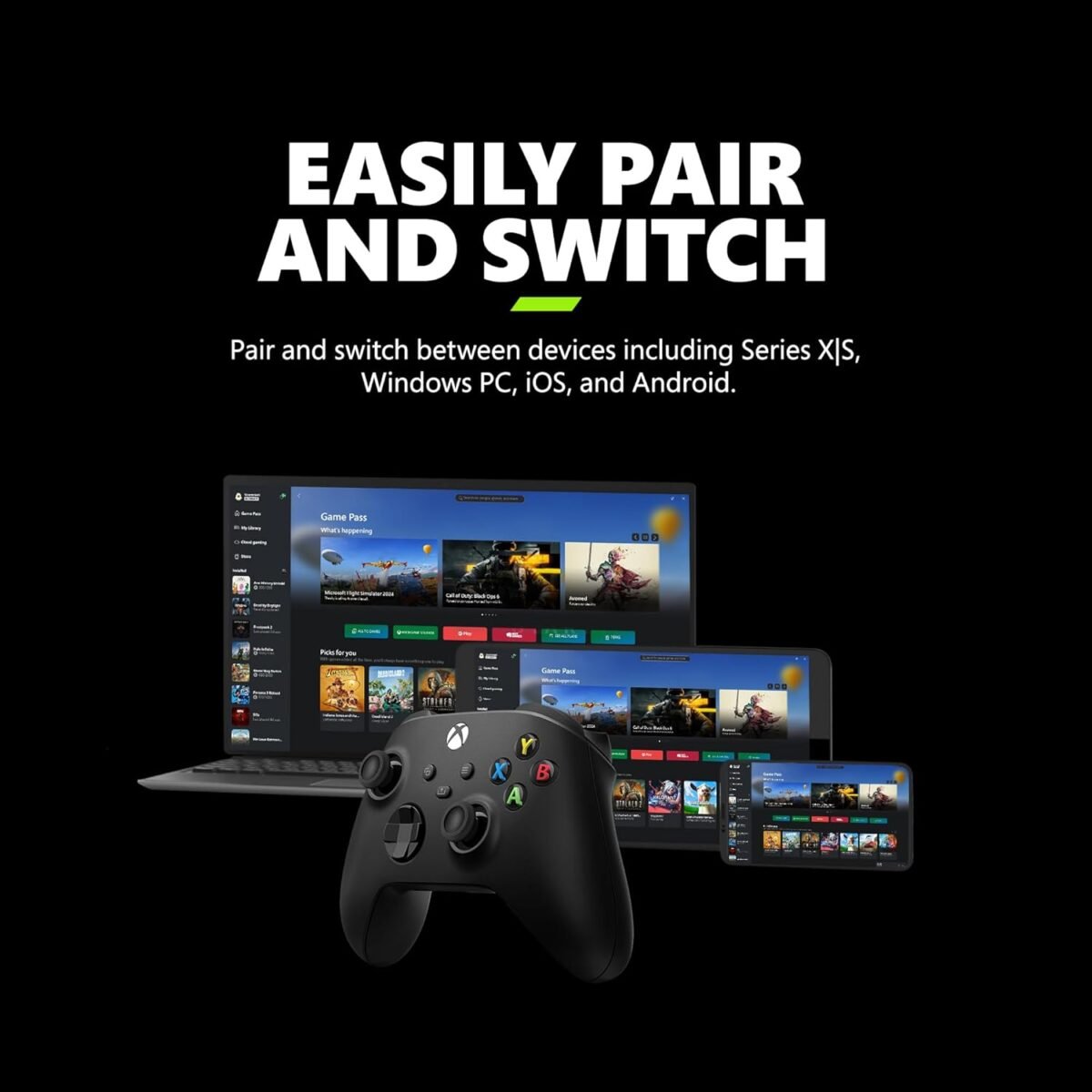 Xbox Wireless Controller - Carbon Black - Image 6