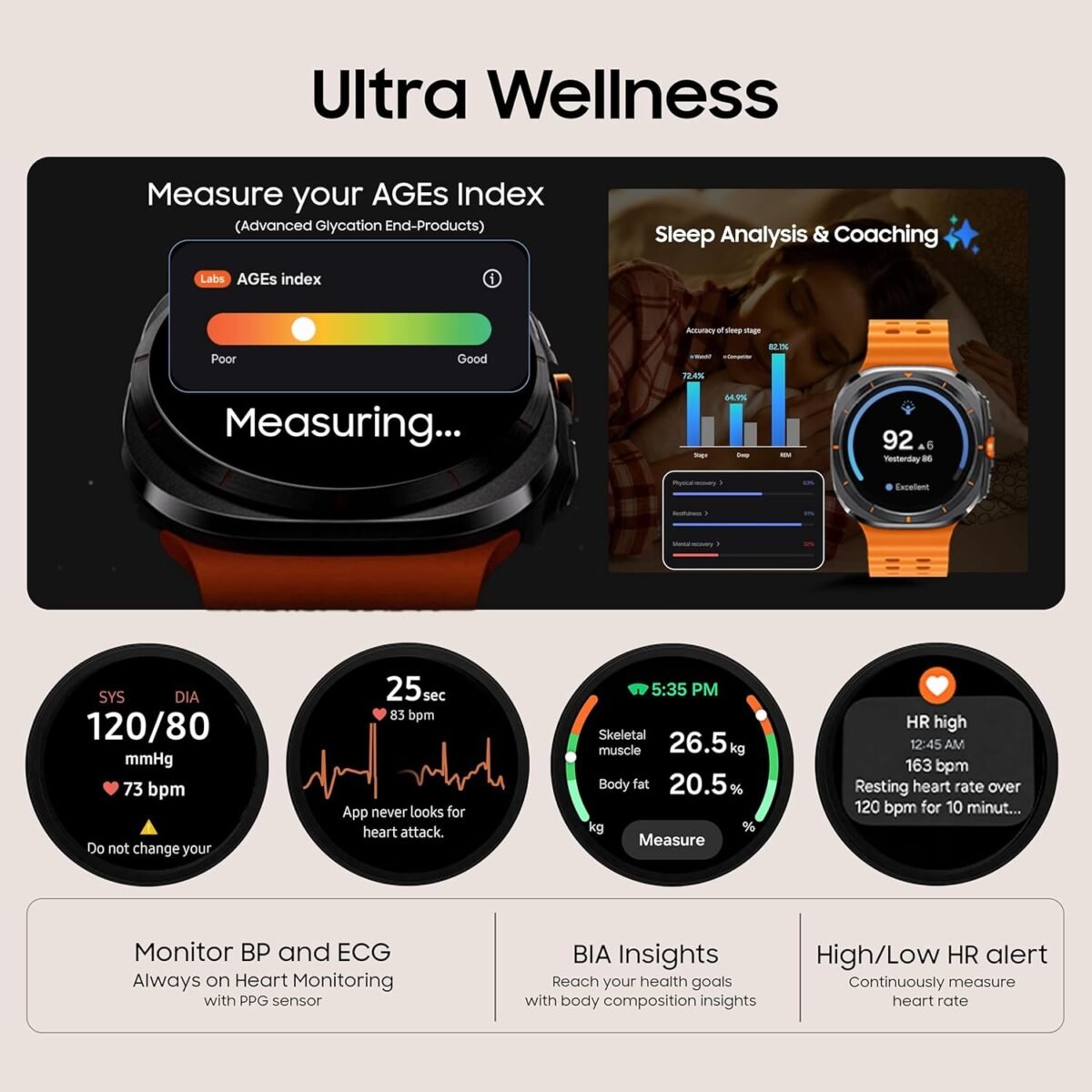 Samsung Galaxy Watch Ultra (47mm, LTE, Gray) - Image 4