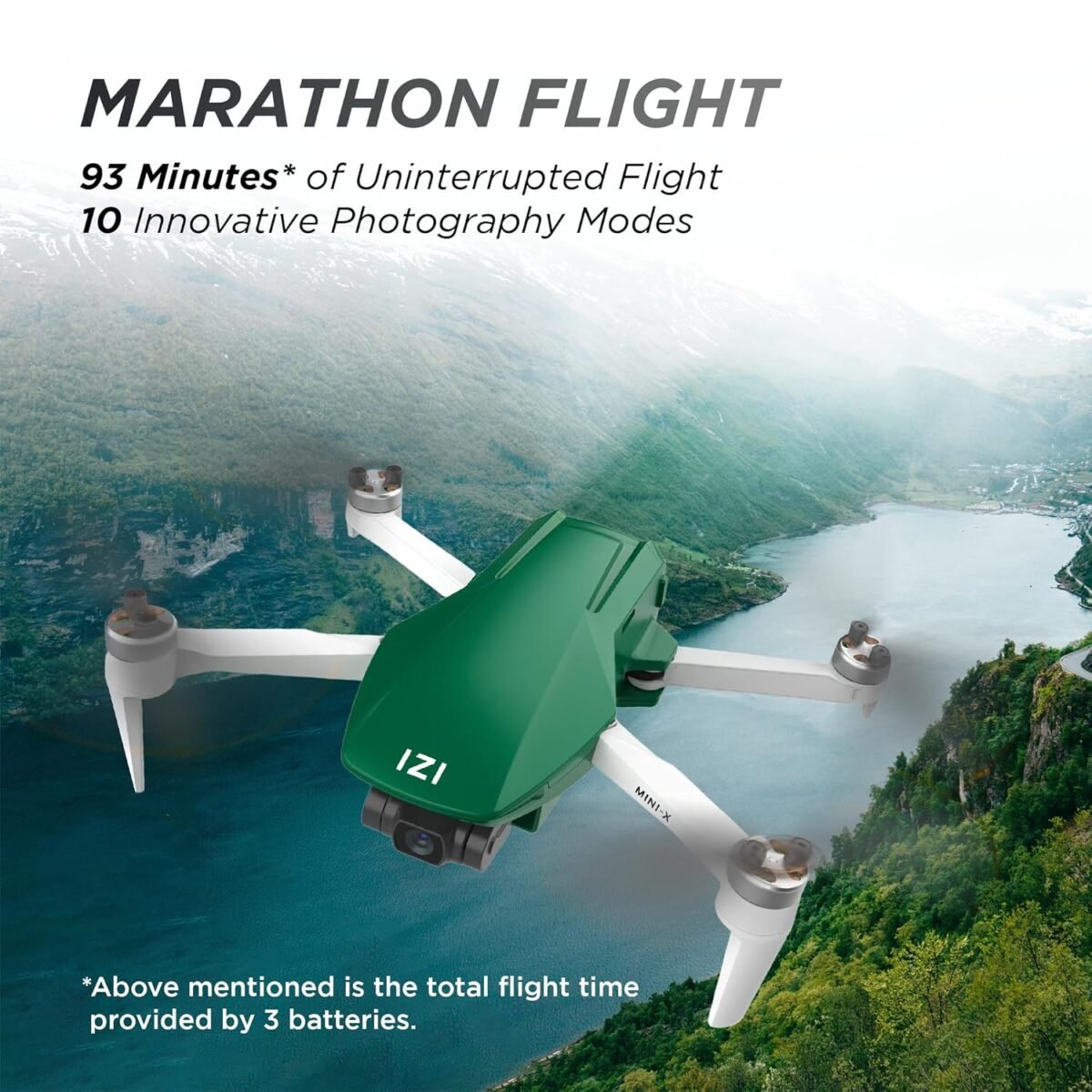 IZI Mini X Nano Fly More 4K Combo Drone - UHD 20MP, 93-min Flight, GPS - Image 7