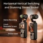 DJI Osmo Pocket 3 Creator Combo - 3-Axis Stabilized 4K Handheld Camera with Rotatable Touchscreen - Gray - Image 3