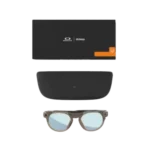 Oakley Meta HSTN Smart Glasses (Prizm Deep Water Polarized Lenses, Brown Smoke Frame) - Image 4