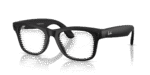 Ray-Ban Meta Wayfarer Smart Glasses (Clear Lenses, Matte Black Frame) - Image 2