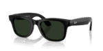 Ray-Ban Meta Wayfarer Smart Glasses (Transitions Graphite Green Lenses, Shiny Black Frame) - Image 2