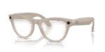 Ray-Ban Meta Skyler Smart Glasses (Transitions Sapphire Lenses, Shiny Chalky Grey Frame) - Image 4