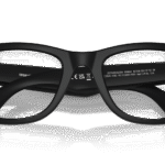 Ray-Ban Meta Wayfarer Smart Glasses (Clear Lenses, Matte Black Frame)