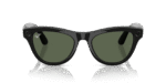 Ray-Ban Meta Skyler Smart Glasses (G15 Green Lenses, Shiny Black Frame) - Image 6
