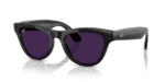 Ray-Ban Meta Skyler Smart Glasses (Transitions Amethyst Lenses, Shiny Black Frame)