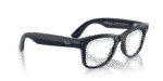 Ray-Ban Meta Wayfarer Smart Glasses (Transitions Sapphire Lenses, Shiny Cosmic Blue Frame) - Image 9