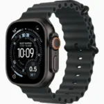 Apple Watch Ultra 3 (GPS+Cellular) 49mm Titanium Case with Black Ocean Band (Black)